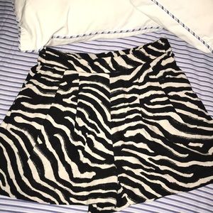 H&M Zebra Shorts